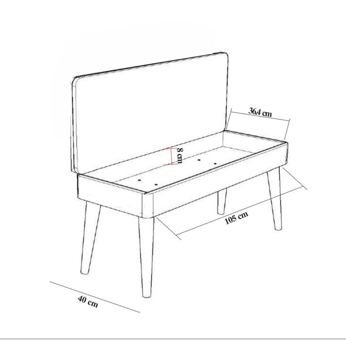 Hanah Home Form - 1048 Conjunto Muebles Recibidor Zapatero Banco Almacenamiento Tablero Melamina Patas Madera Sonomo Azul Oscuro